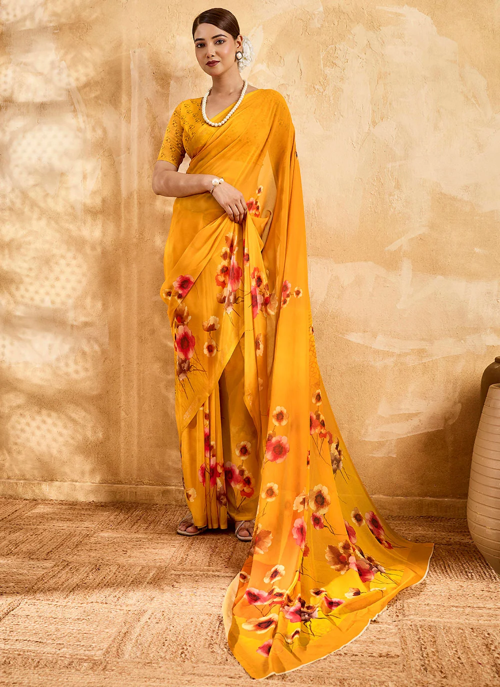 Chanderi Cotton Saree